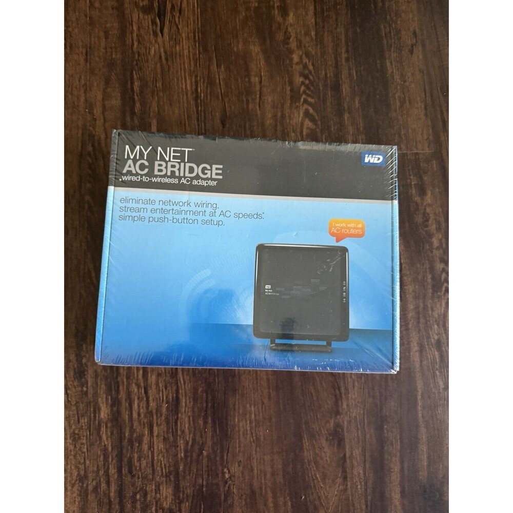 Brand New WD My Net AC Bridge 4-Port Gigabit WDBMRD0000NBL-HESN